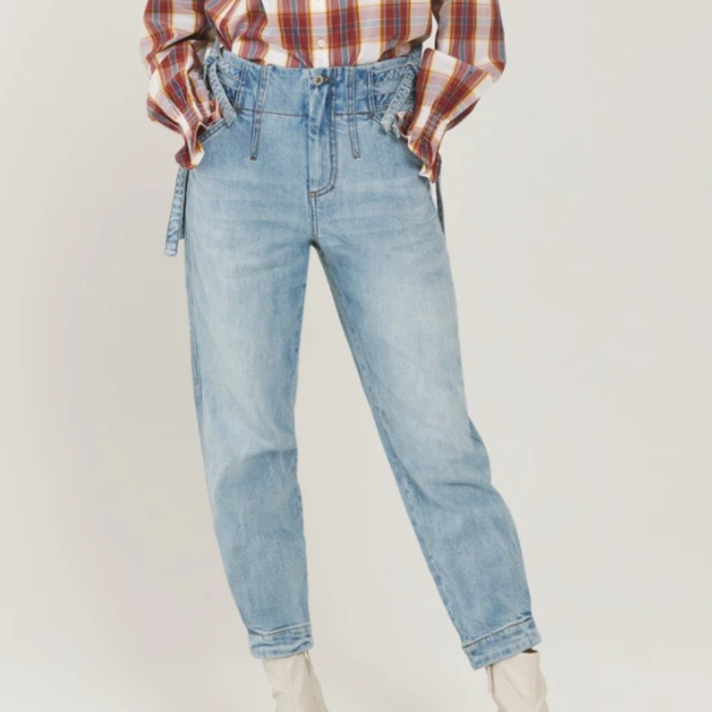 Something Navy Sydney Side-Tie Jeans